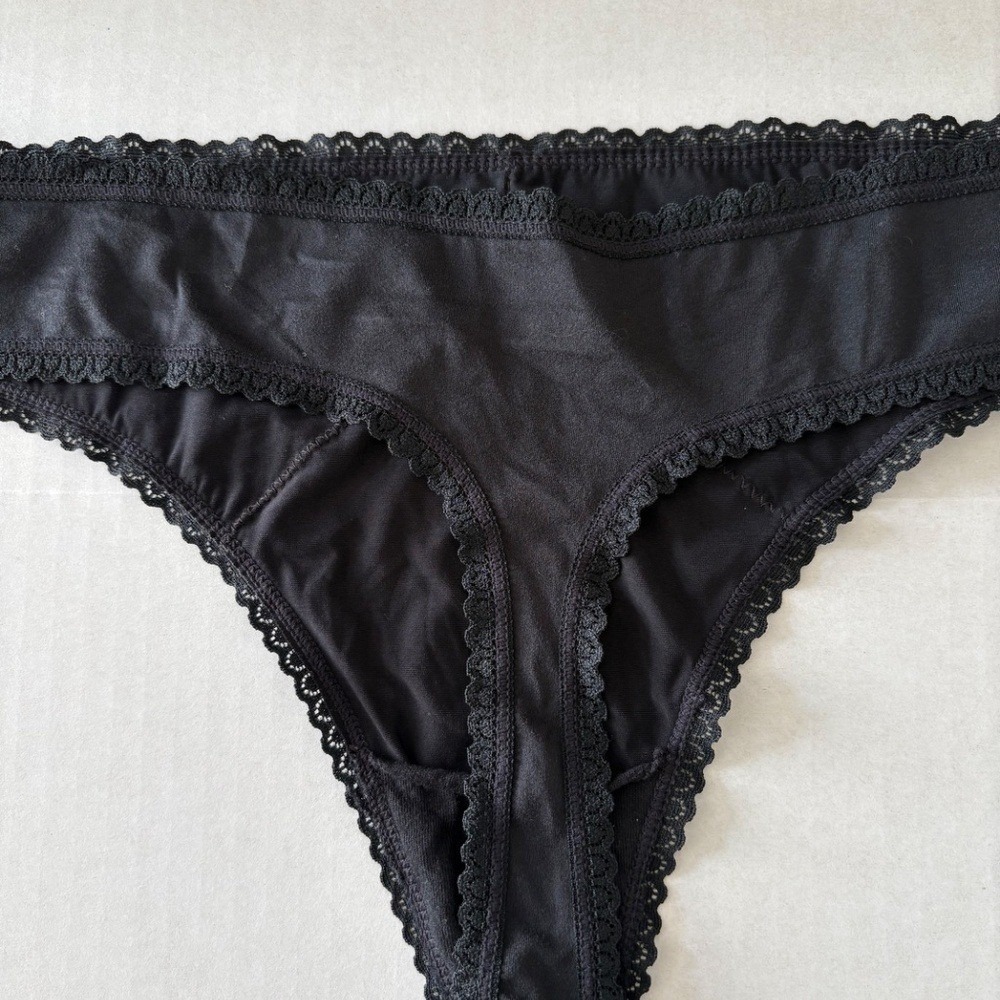 Auden Women's Micro Thong -‎ Size XL Black - In Bag. - Picture 5 of 9